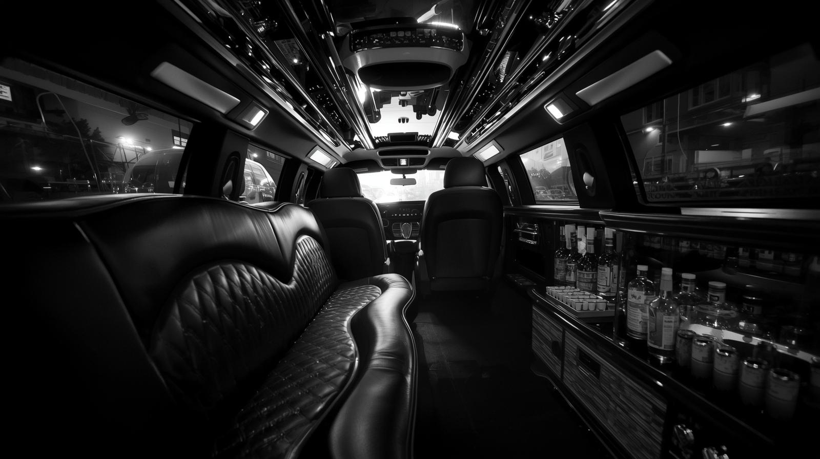 bachelor and bachelorette parties with limousine services charleston south carolina black and white